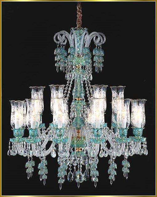 Traditional Chandeliers Model: MD88037-18- BLUE 